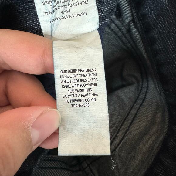 Perry Ellis Dark Wash Straight Leg Jeans Size 34x30 - Picture 8 of 8